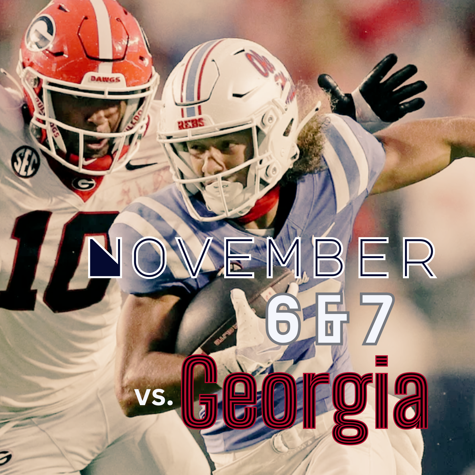 2026 Rebel Football vs Georgia  Friday & Saturday